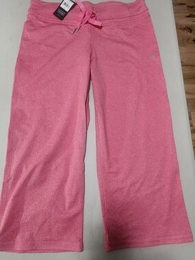Champion Pink Cropped Athletic Sweatpants